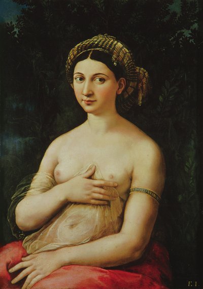 La Fornarina, ca. 1516 von Raffaello Sanzio Raphael